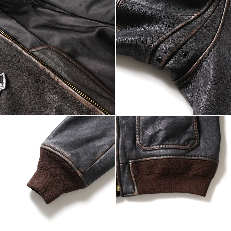 HOUSTON / ヒューストン 8229 VINTAGE G-1 LEATHER JACKET