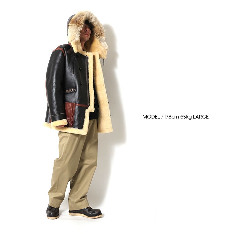 HOUSTON / ヒューストン 8230 MOUTON B-7 FLIGHT JACKET / ムートンB-7