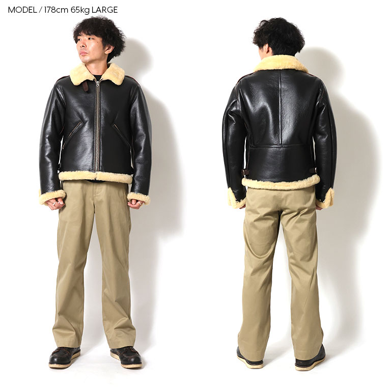 HOUSTON / ヒューストン 8232BC MOUTON B-6 FLIGHT JACKET / ムートンB