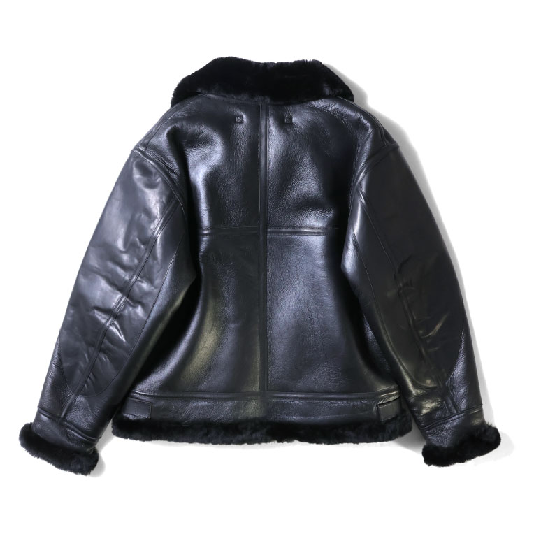 Schott B-3 本革 ボア ムートン フライトジャケット 40