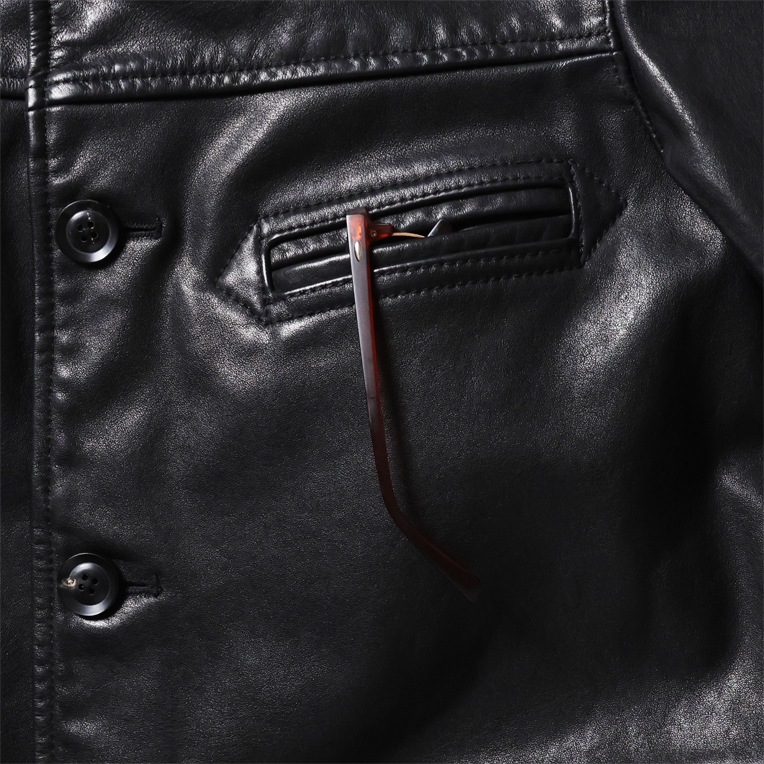 OFFICIAL限定】HOUSTON / ヒューストン 8240 LEATHER CAR COAT