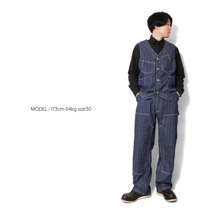 HOUSTON / ヒューストン 10165 WABASH DENIM DOUBLE KNEE PAINTER