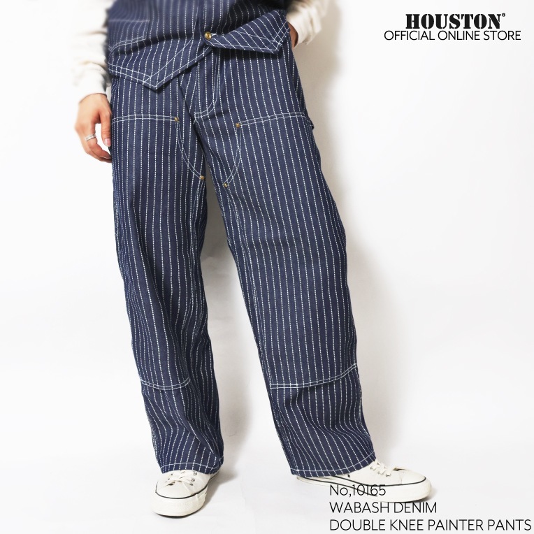 HOUSTON / ヒューストン 10165 WABASH DENIM DOUBLE KNEE PAINTER