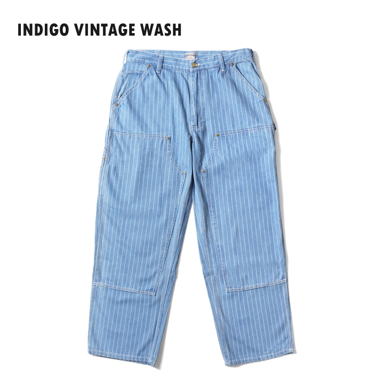 HOUSTON / ヒューストン 10165 WABASH DENIM DOUBLE KNEE PAINTER