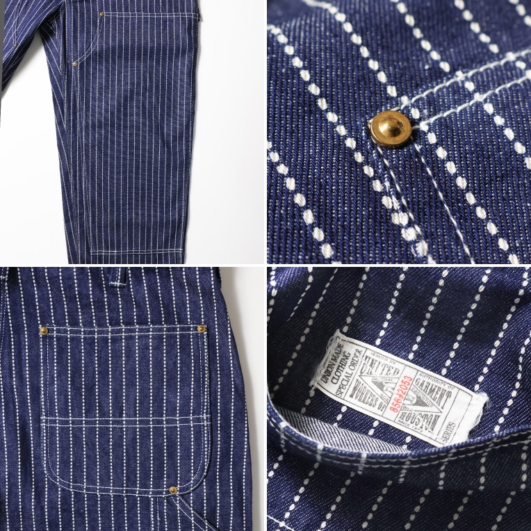 HOUSTON / ヒューストン 10165 WABASH DENIM DOUBLE KNEE PAINTER