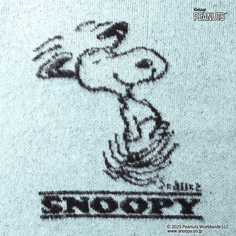 HOUSTON / ヒューストン 22346 PEANUTS MOHAIR WOOL SWEATER (SNOOPY