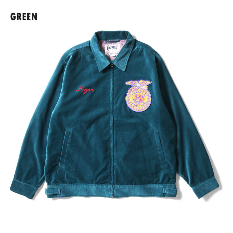 FFAジャケット ヒューストン セール】HOUSTON ヒューストン DENIM FFA JACKET デニム 刺繍