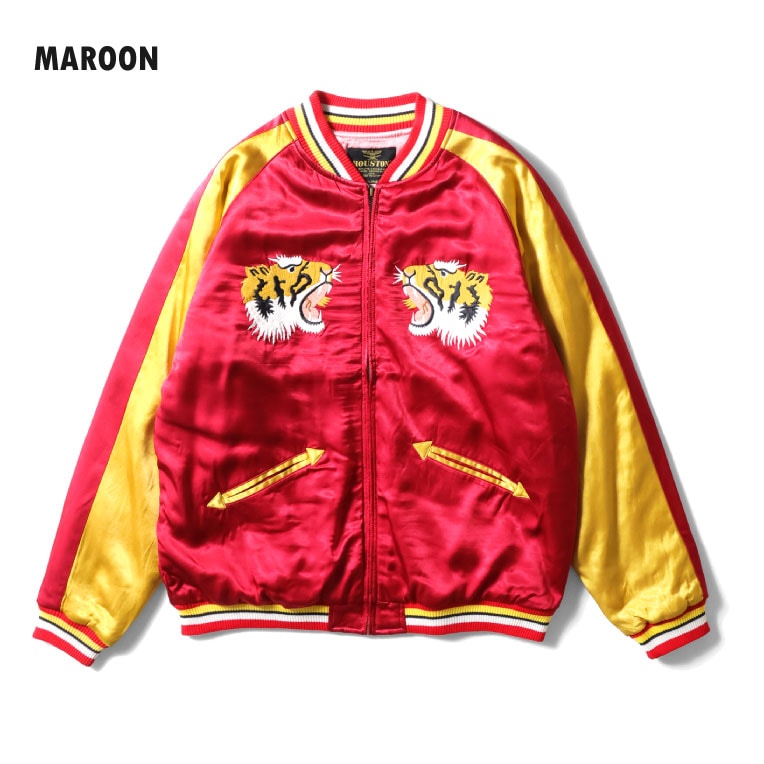 w*u様 HOUSTON レーヨンスーベニアジャケット イエロー XLサイズ w*u様 HOUSTON レーヨンスーベニアジャケット イエロー XLサイズ 百虎