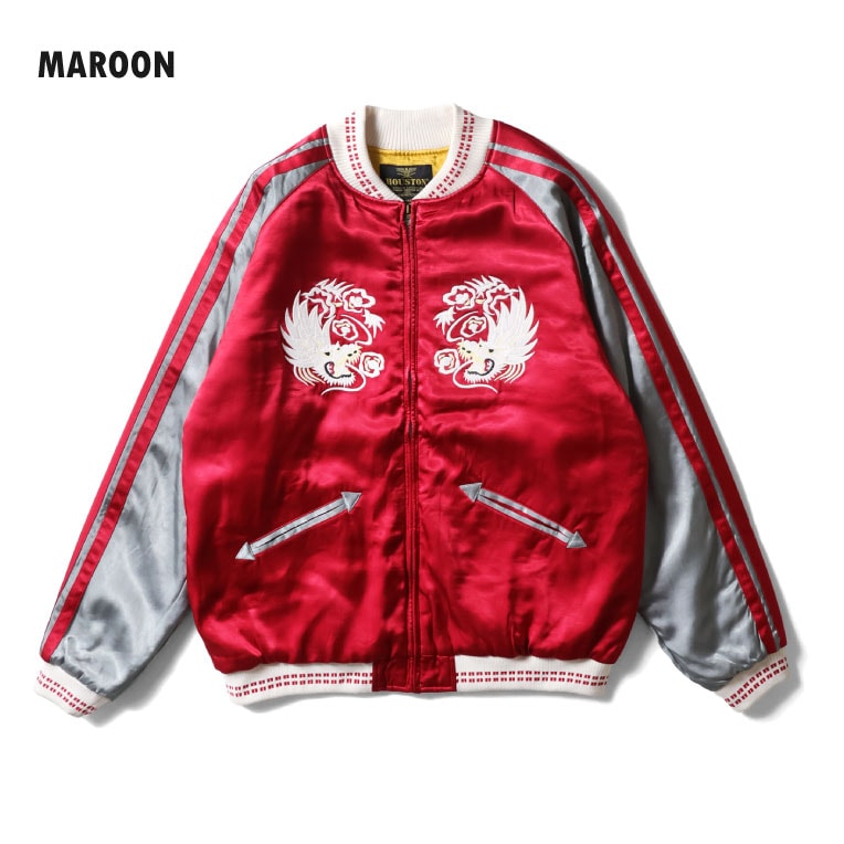 HOUSTON / ヒューストン 51526 RAYON SOUVENIR JACKET (DRAGON