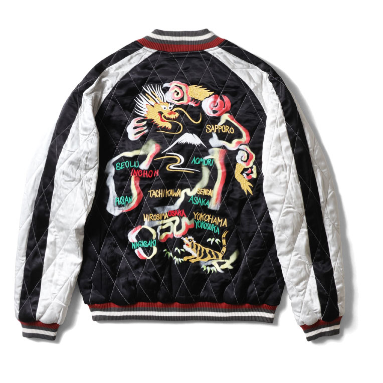 HOUSTON / ヒューストン 51527 RAYON SOUVENIR JACKET (MAP