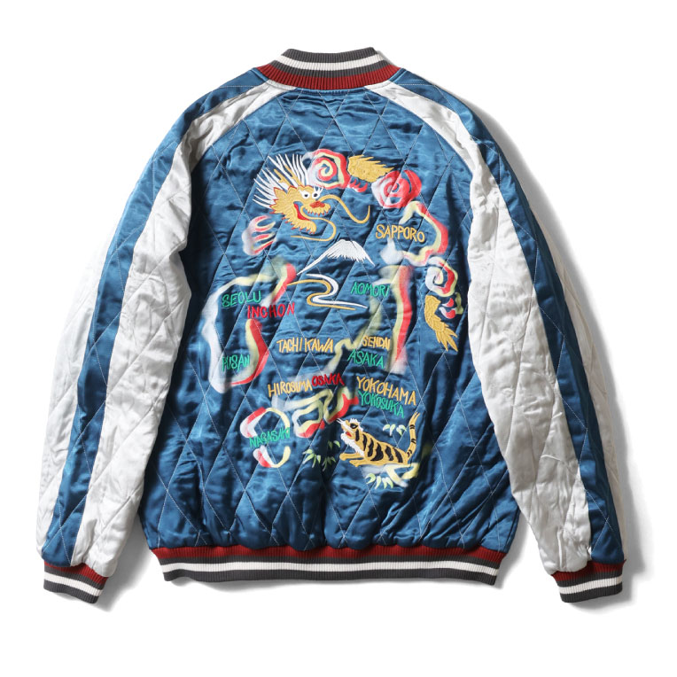 HOUSTON / ヒューストン 51527 RAYON SOUVENIR JACKET (MAP