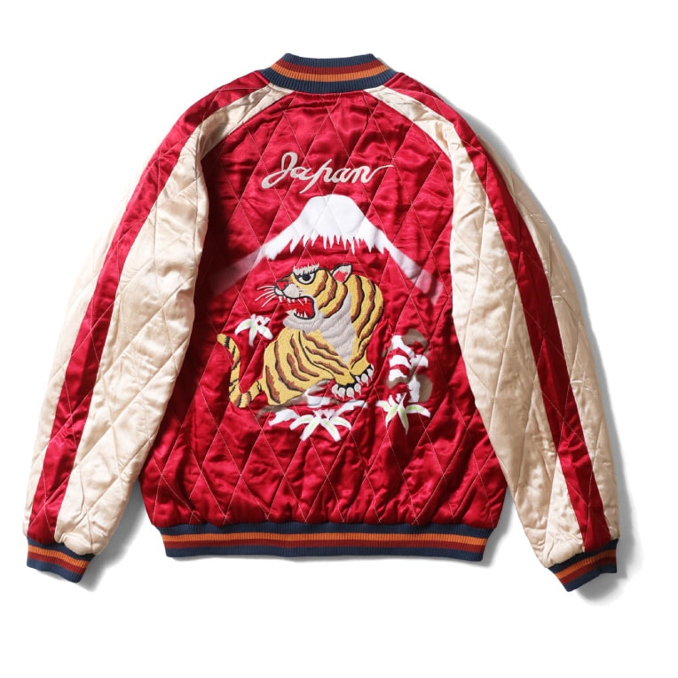 HOUSTON / ヒューストン 51528 RAYON SOUVENIR JACKET (TIGER