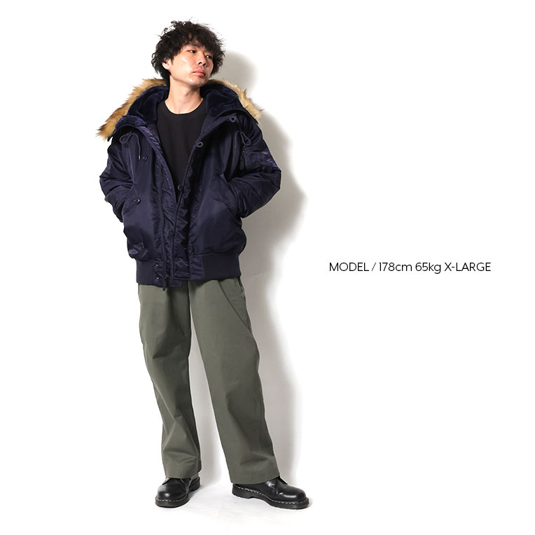 HOSTON ヒューストン S N-2B フライトジャケット ブラック HOUSTON / ヒューストン 51536 N-2B / N-2Bフライトジャケット