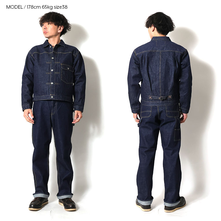 HOUSTON / ヒューストン 51541 TYPE1 BLANKET DENIM JACKET / タイプ1