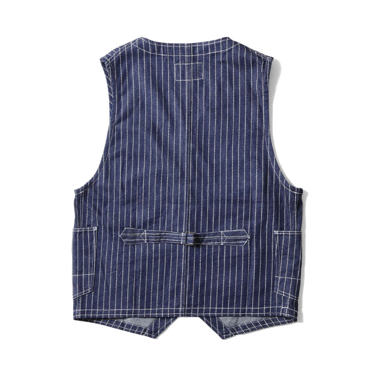 HOUSTON / ヒューストン 51550 WABASH DENIM RAILROADER WORK VEST