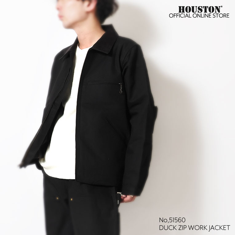 HOUSTON / ヒューストン 51560 DUCK ZIP WORK JACKET / ダックジップ