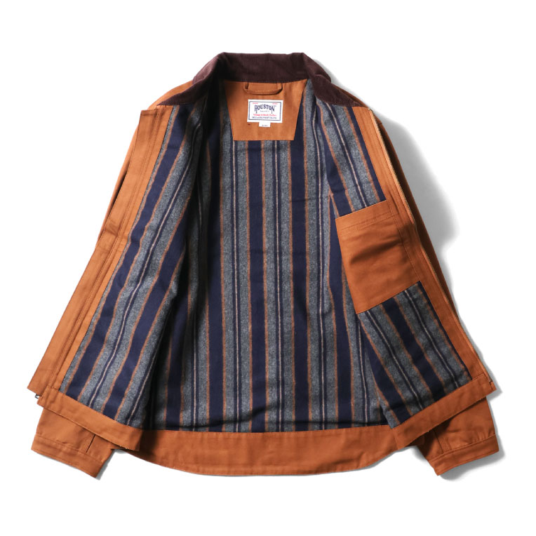 HOUSTON ヒューストン DUCK ZIP WORK JACKET HOUSTON / ヒューストン 51560 DUCK ZIP WORK JACKET / ダックジップ