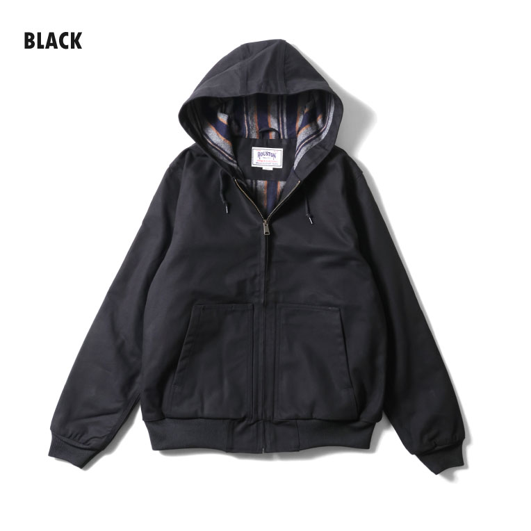 HOUSTON / ヒューストン 51561 DUCK ZIP WORK HOODIE / ダックジップ