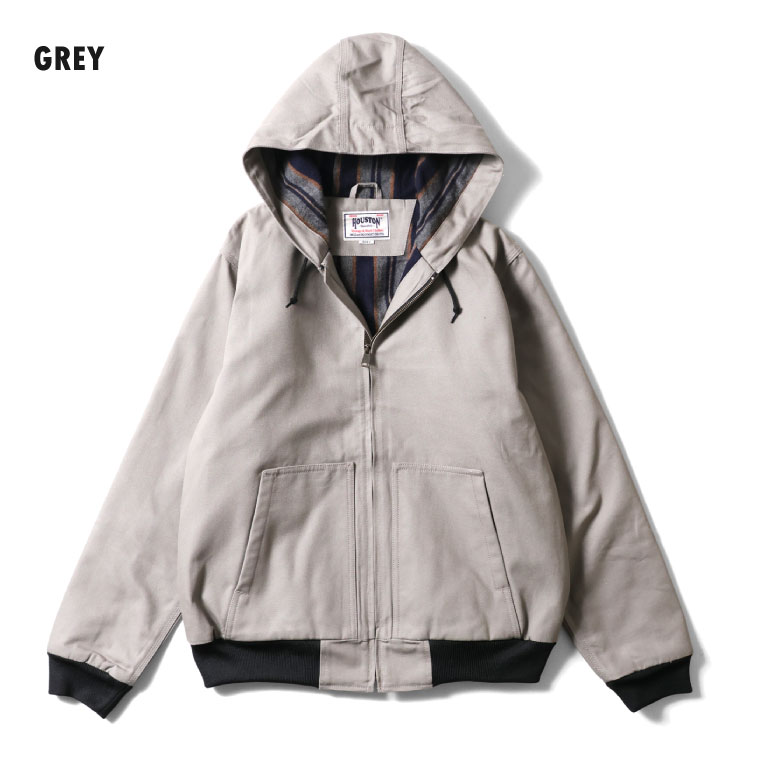 HOUSTON / ヒューストン 51561 DUCK ZIP WORK HOODIE / ダックジップ