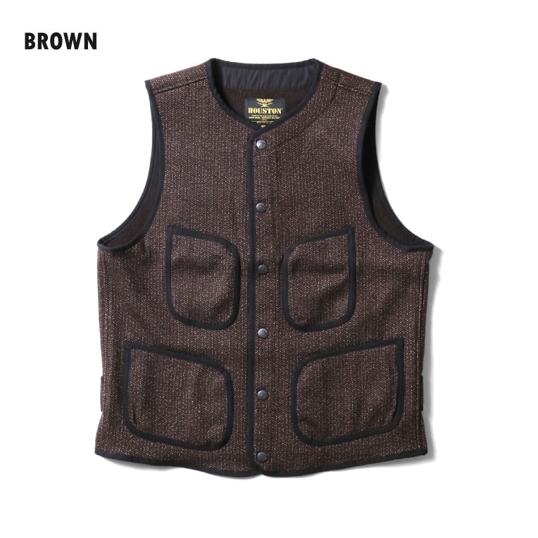 HOUSTON / ヒューストン 51564 BEACH CLOTH VEST / ビーチクロスベスト