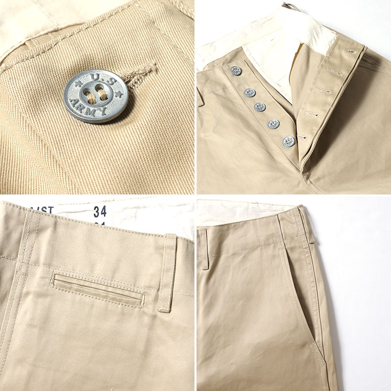 HOUSTON / ヒューストン 10176 U.S.COTTON M-1941 CHINO TROUSER