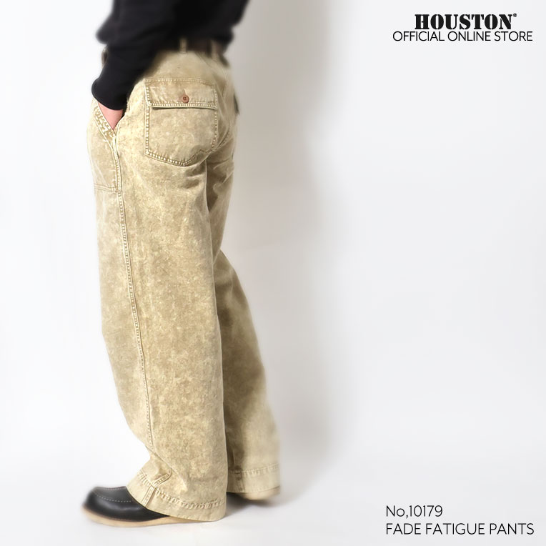 HOUSTON / ヒューストン 10179 FADE FATIGUE PANTS / フェード