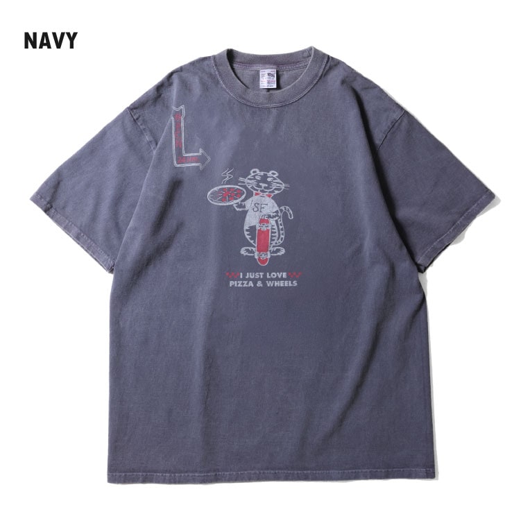 HOUSTON / ヒューストン 22427 PIGMENT PRINT TEE (TIGER