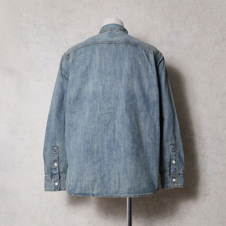 HOUSTON / ヒューストン 40511 USA COTTON DENIM WORK SHIRT / USA