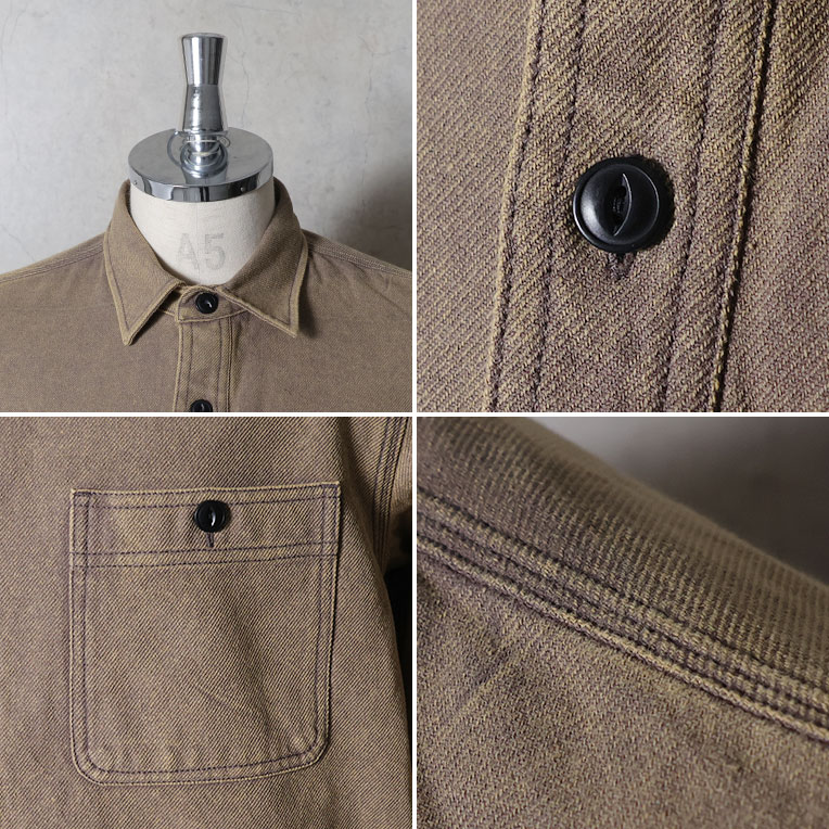 OFFICIAL限定】HOUSTON / ヒューストン 41254VW VINTAGE SOLID VIYELLA