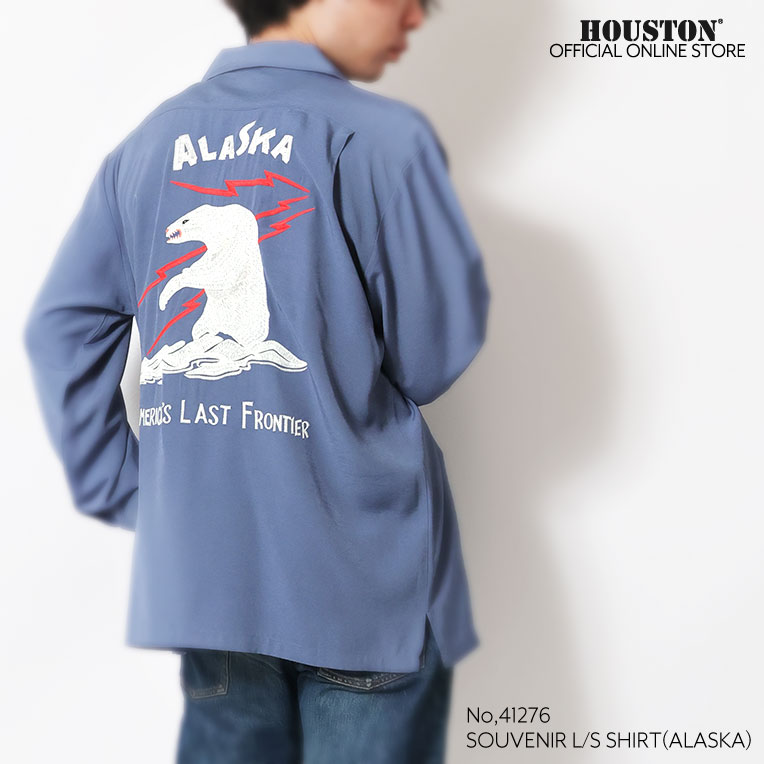 HOUSTON / ヒューストン 41276 SOUVENIR L/S SHIRT(ALASKA