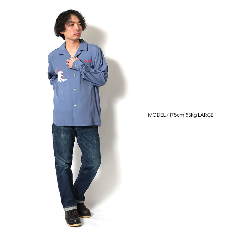 HOUSTON / ヒューストン 41276 SOUVENIR L/S SHIRT(ALASKA