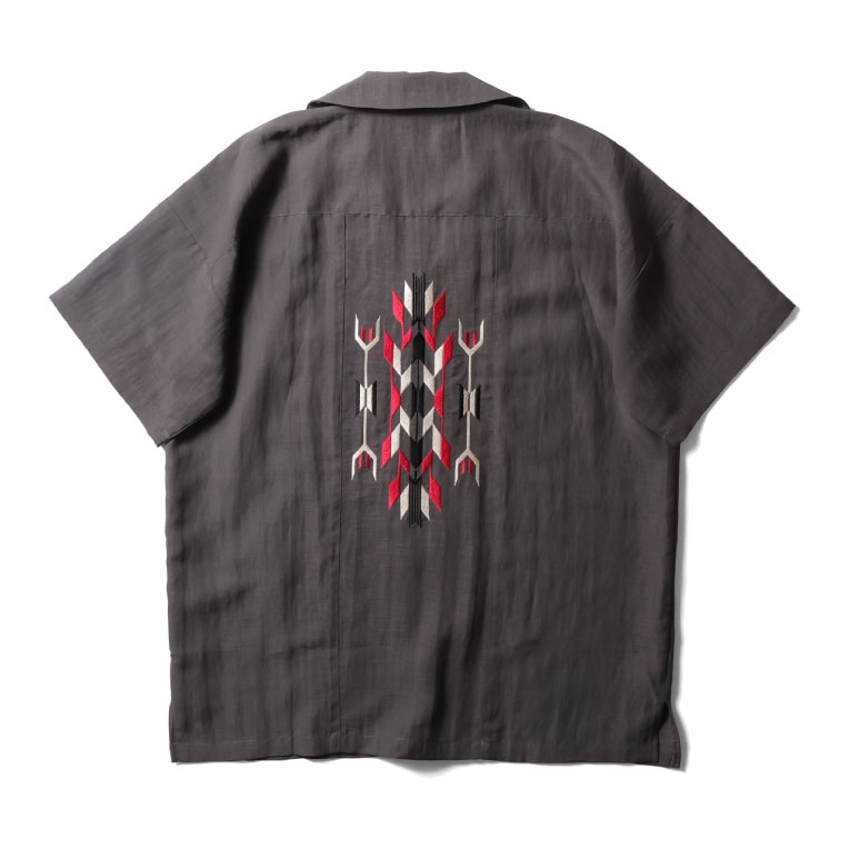HOUSTON / ヒューストン 41330 LINEN CHIMAYO SHIRT / リネンチマヨ