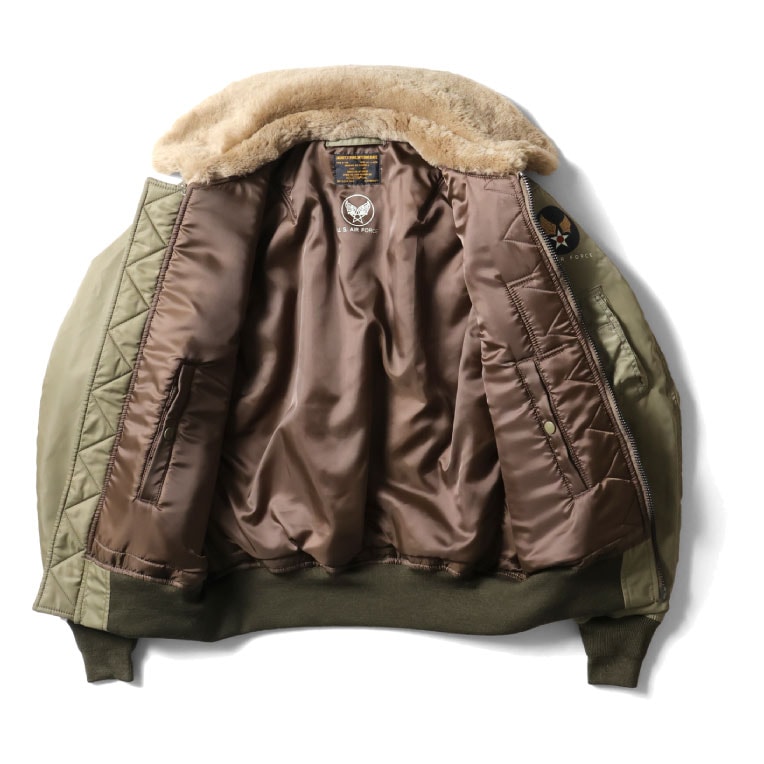 レ*ォ様 極美品✨HOUSTON フライトジャケット　B-15B カーキ　42 レ*ォ様 極美品✨HOUSTON フライトジャケット B-15B カーキ 42