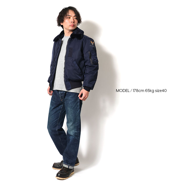 HOUSTON / ヒューストン 5002 B-15C FLIGHT JACKET / B-15Cフライト
