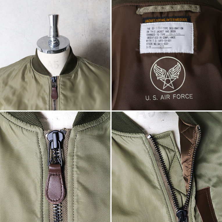 HOUSTON / ヒューストン 5004 B-15B MODIFY FLIGHT JACKET / B-15B