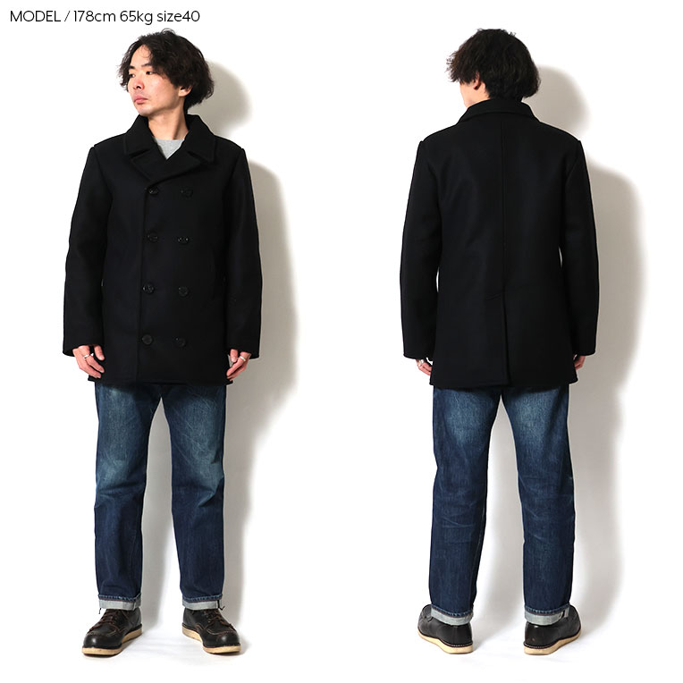 HOUSTON / ヒューストン 51194 WW2 PEA COAT / ピーコート -全2色