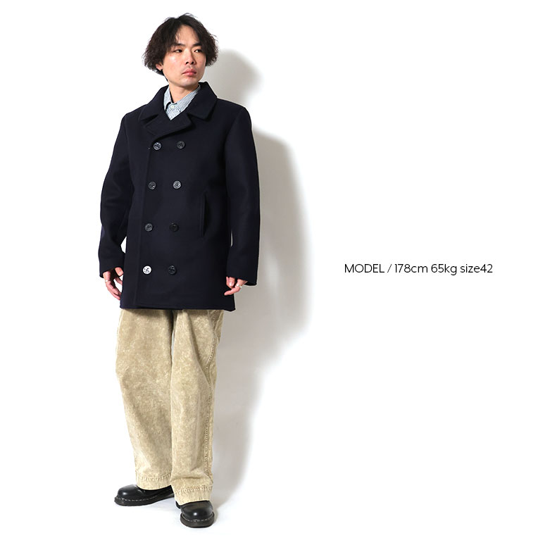 HOUSTON / ヒューストン 51194 WW2 PEA COAT / ピーコート -全2色