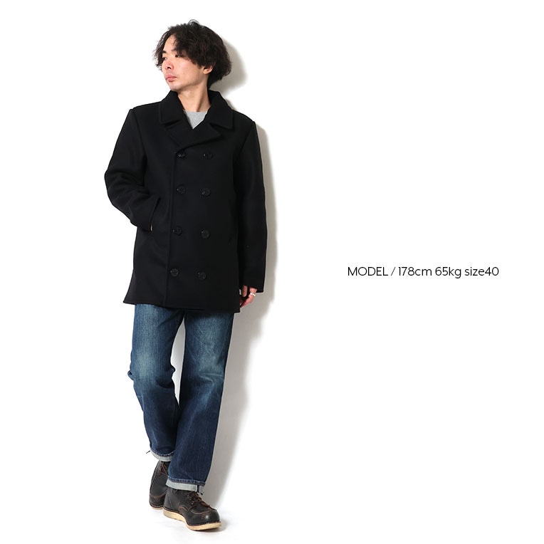 HOUSTON / ヒューストン 51194 WW2 PEA COAT / ピーコート -全2色