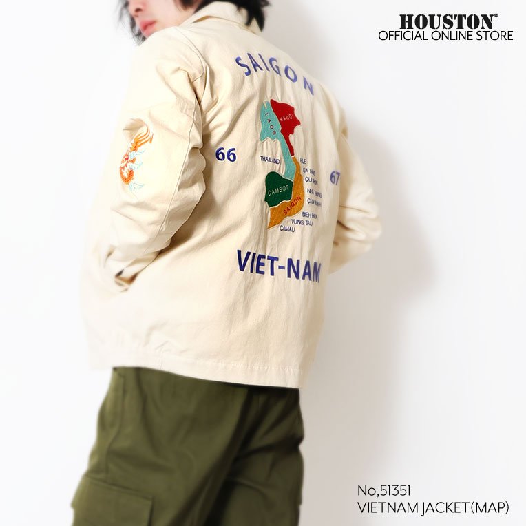 HOUSTON / ヒューストン 51351 VIETNAM JACKET (MAP) / ベトナム