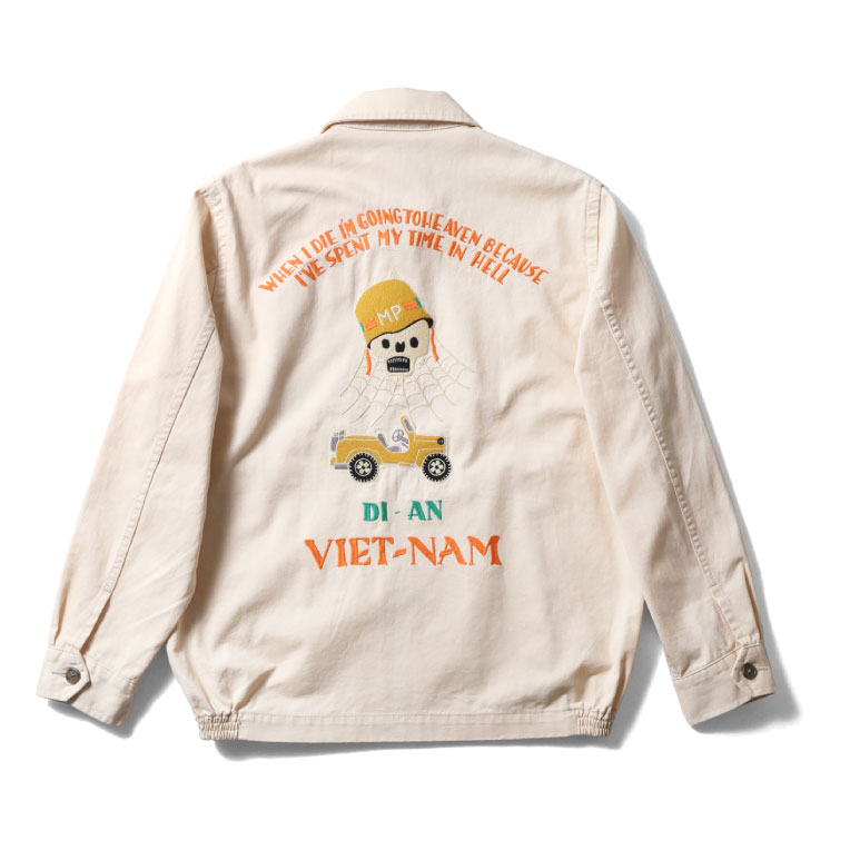 【Kokoniko ＊プロフ必読＊】ベトナムジャケット THRIFTY LOOK ブルゾン アウター THRIFTY LOOK / SOUVENIR VIET-NAM