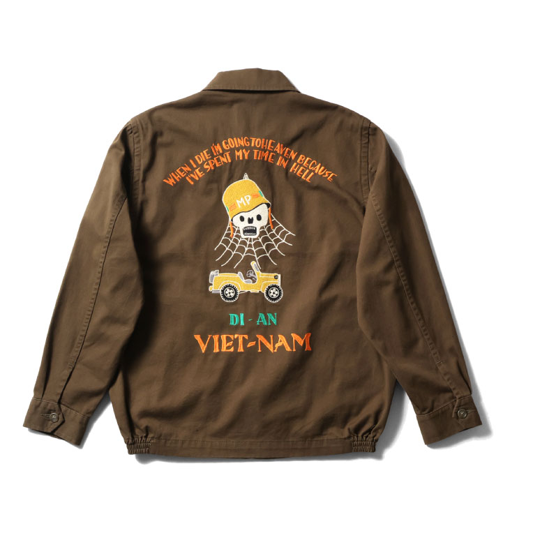 HOUSTON / ヒューストン 51577 VIETNAM JACKET(SKULL) / ベトナム