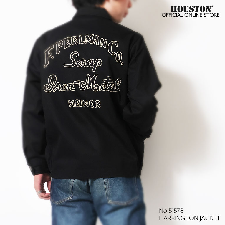 HOUSTON / ヒューストン 51578 HARRINGTON JACKET / ハリントン