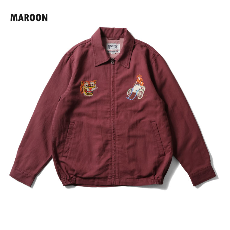 HOUSTON / ヒューストン 51593 COTTON LINEN VIETNAM JACKET(TIGER
