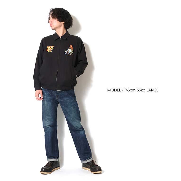 HOUSTON / ヒューストン 51593 COTTON LINEN VIETNAM JACKET(TIGER