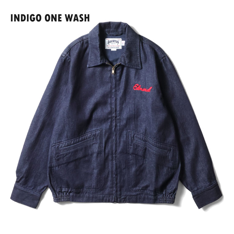 HOUSTON / ヒューストン 51594 U.S. COTTON DENIM HARRINGTON JACKET