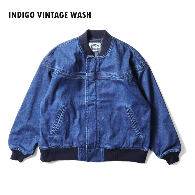HOUSTON / ヒューストン 51595 U.S. COTTON DENIM DERBY JACKET / US