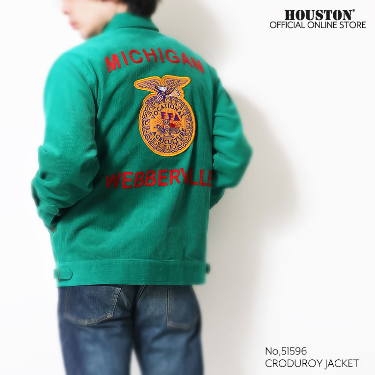 HOUSTON / ヒューストン 51596 CORDUROY FFA JACKET / コーデュロイFFA