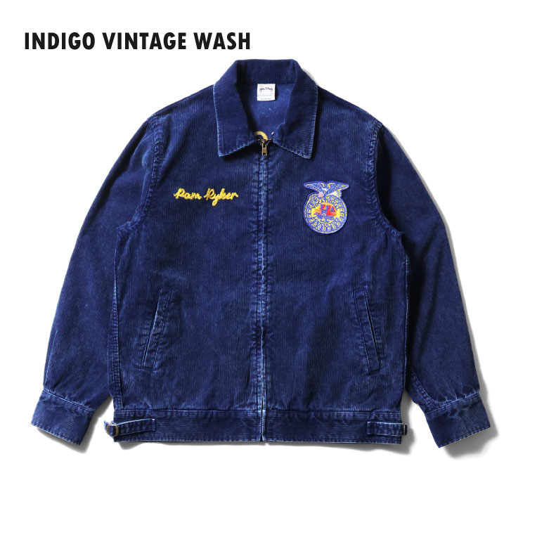 HOUSTON / ヒューストン 51597 INDIGO CORDUROY FFA JACKET