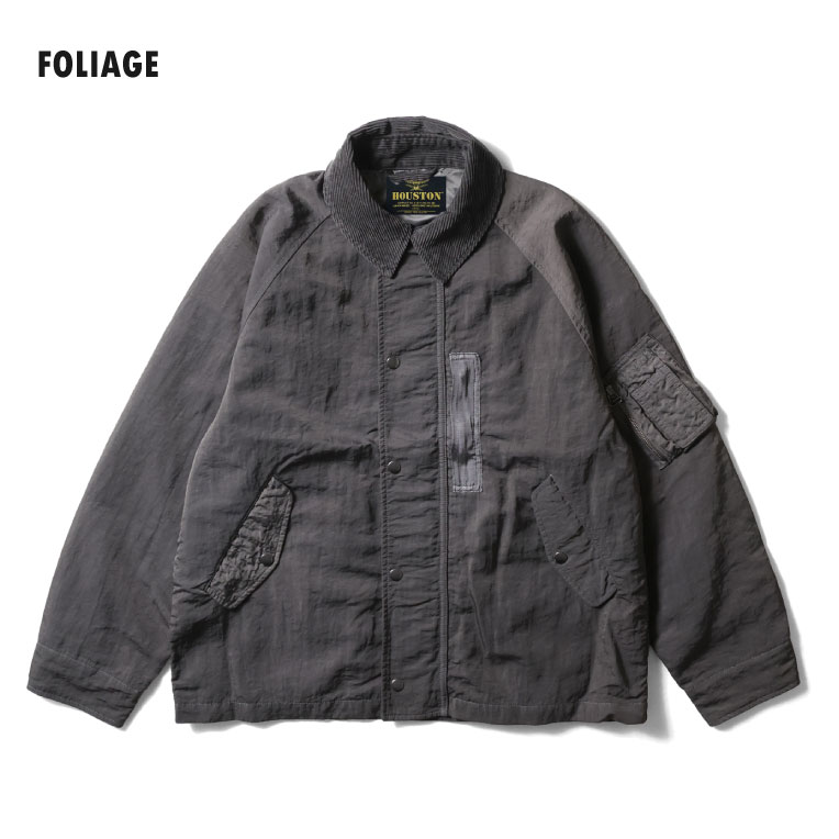 HOUSTON / ヒューストン 51599 GARMENT DYE NYLON HUNTING JACKET