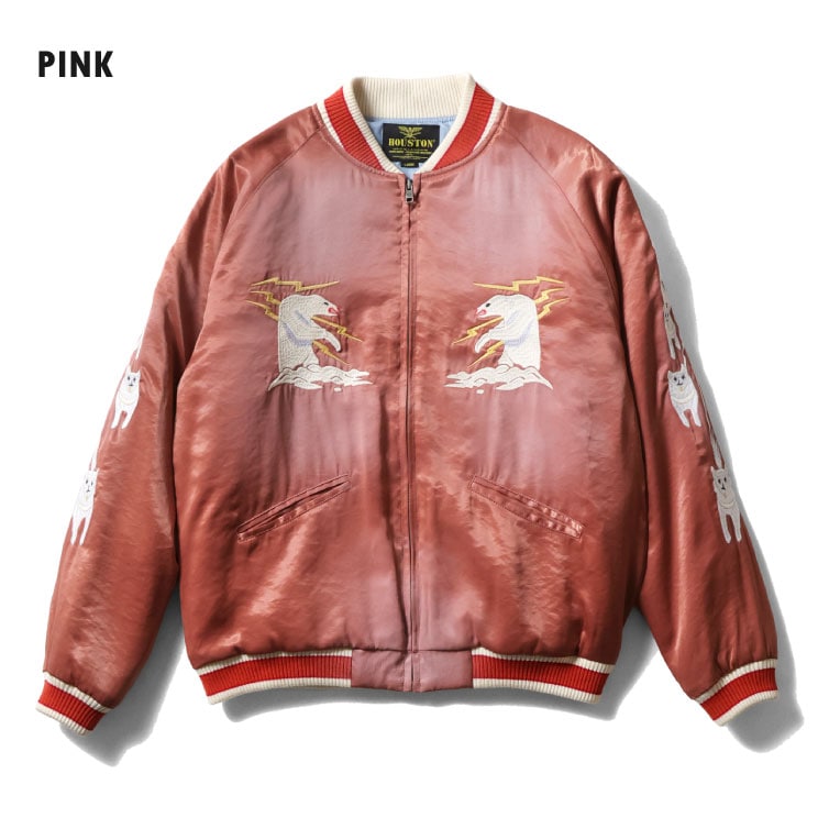 ミスアシダ ジュンアシダ ベロアジャケット スワロフスキー ジップ HOUSTON / ヒューストン 51521 VELVETEEN SOUVENIR JACKET (ALASKA